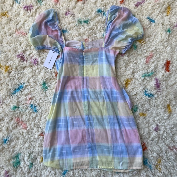 Lovers + Friends | Revolve | Corbin Pastel Plaid Dress NWT - Picture 10 of 12